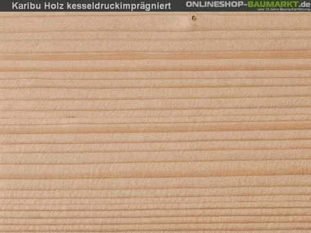 Karibu 4-Eck Pavillon Classic Holm 1 kdi Sparset inkl. Schindeln