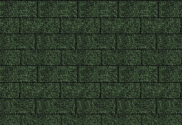 Karibu Dachschindeln Rechteck dunkelgrün 2  Pakete