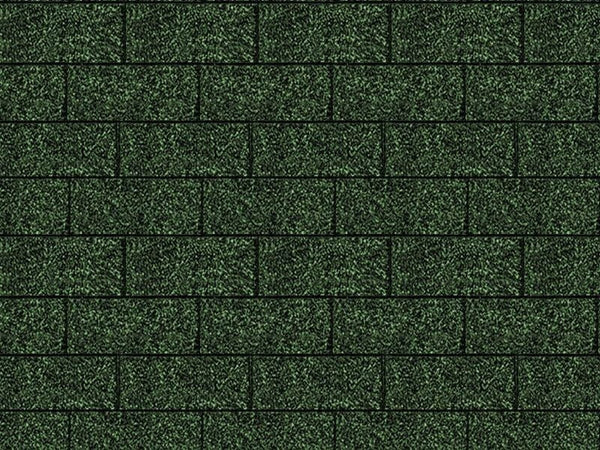 Karibu Dachschindeln Rechteck dunkelgrün 3  Pakete