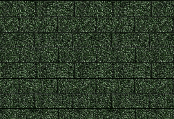 Karibu Dachschindeln Rechteck dunkelgrün 3  Pakete