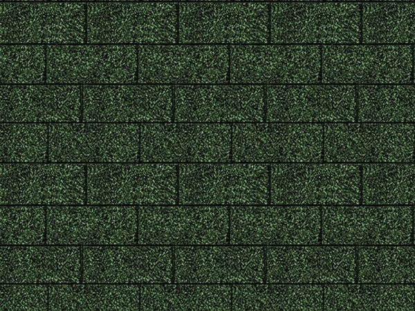 Karibu Dachschindeln Rechteck dunkelgrün 8  Pakete