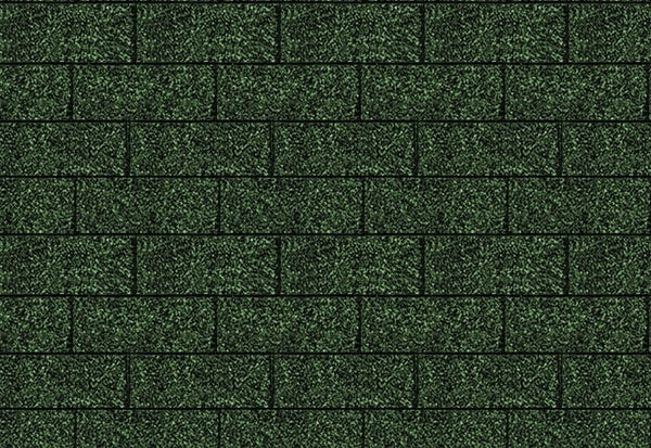 Karibu Dachschindeln Rechteck dunkelgrün 8  Pakete