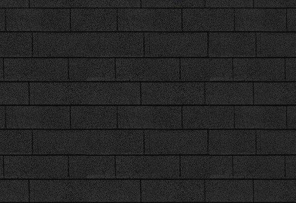 Karibu Dachschindeln Rechteck schwarz 1 Paket