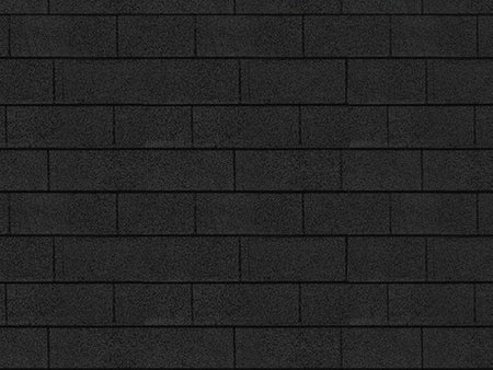 Karibu Dachschindeln Rechteck schwarz 1  Paket