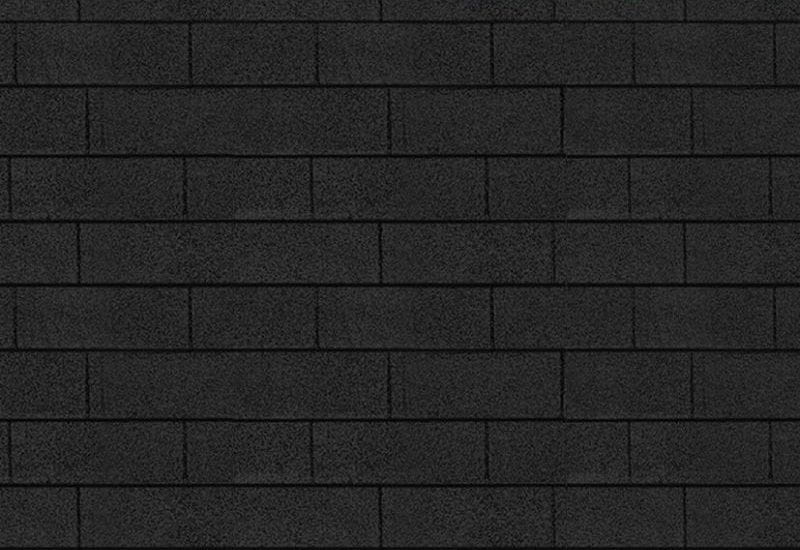 Karibu Dachschindeln Rechteck schwarz 20 Pakete