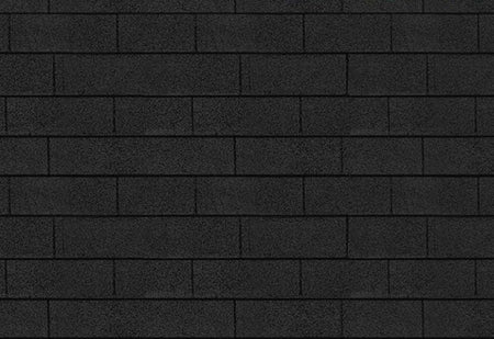 Karibu Dachschindeln Rechteck schwarz 4  Pakete