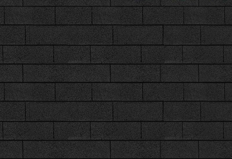 Karibu Dachschindeln Rechteck schwarz 4  Pakete