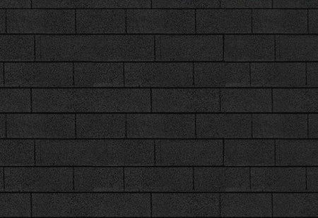 Karibu Dachschindeln Rechteck schwarz 5 Pakete