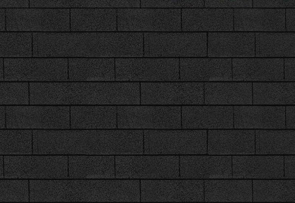Karibu Dachschindeln Rechteck schwarz 6 Pakete