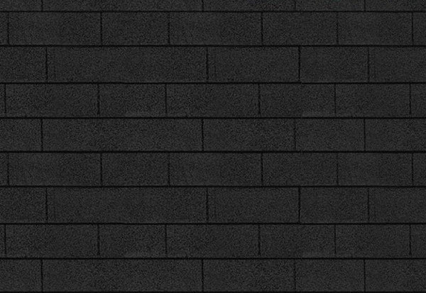 Karibu Dachschindeln Rechteck schwarz 8  Pakete