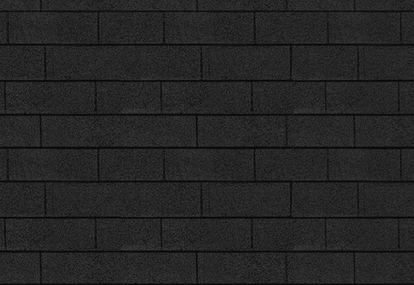 Karibu Dachschindeln Rechteck schwarz 9 Pakete