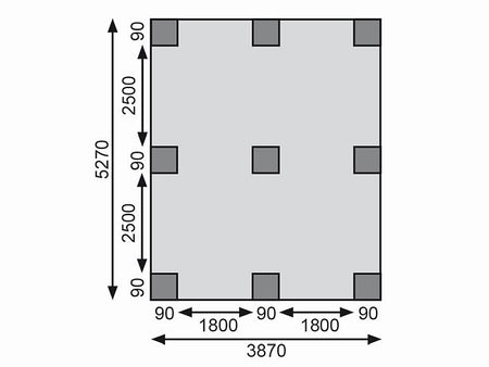 Karibu Doppelcarport ECO 1 Variante C kdi