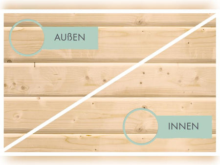 Karibu Einzelcarport Leimholz 1