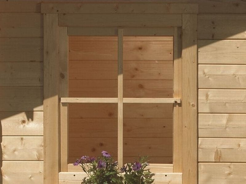 Karibu Fenster für 38 mm natur