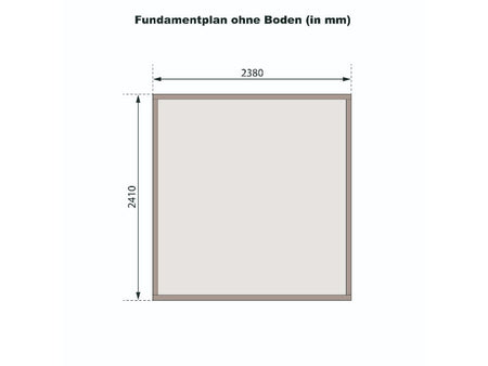 Karibu Gartenhaus Askola 3,5 natur 19 mm
