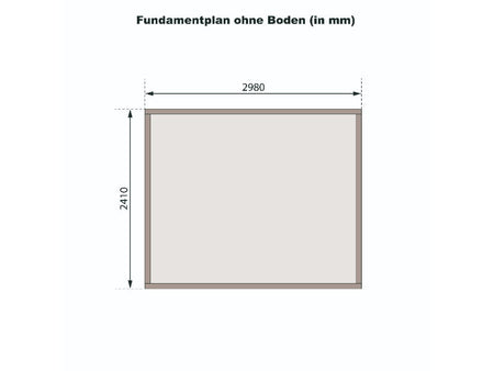 Karibu Gartenhaus Askola 5 natur 19 mm