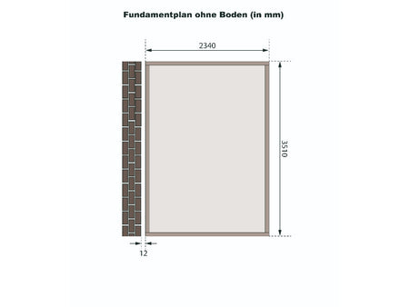 Karibu Gartenhaus Bomlitz 4 terragrau 19 mm