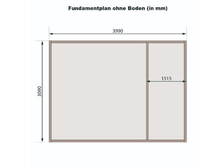Karibu Gartenhaus Lagor 1 38 mm 2-Raum-Haus