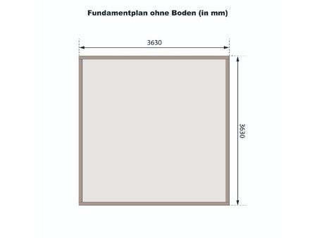 Karibu Gartenhaus Radeburg 3 terragrau 38 mm