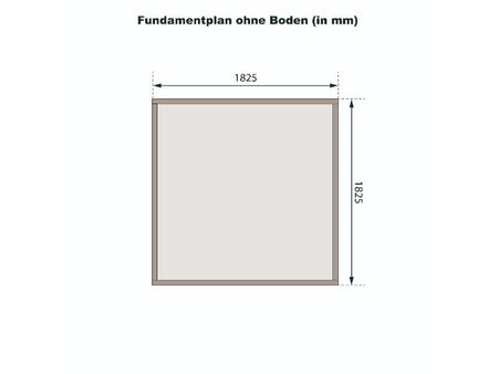 Karibu Gartenhaus Stockach 2 natur