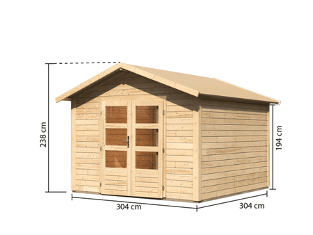 Karibu Gartenhaus Talkau 8