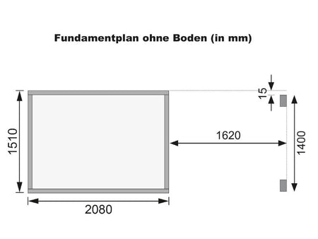 Karibu Gerätehaus Merseburg 3 SET mit Anbaudach, vorvergraut