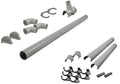 Karibu graue PVC-Dachrinne für Flachdach bis 265 cm Set J