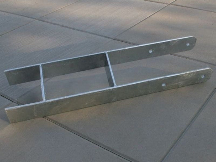 Karibu H-Pfostenanker 12 x 12 x 80  cm 4 Stück