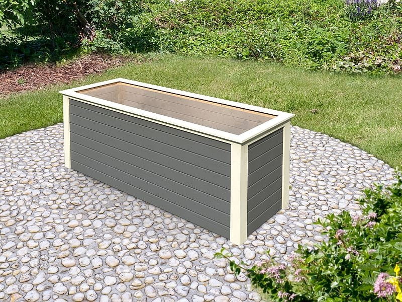 Karibu Hochbeet 2 terragrau 28 mm