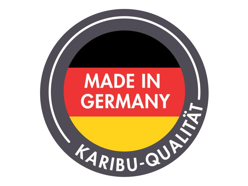 Karibu Hybrid Gartenhaus Jupiter 2 B terragrau/graualuminium