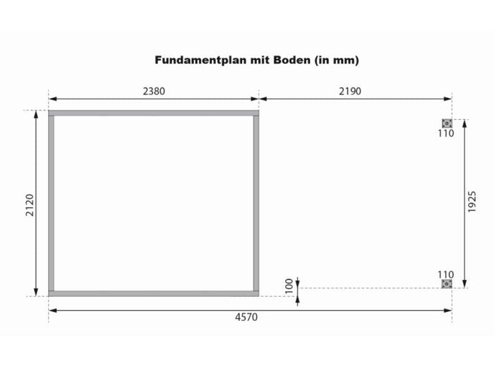 Karibu Hybrid Gartenhaus Jupiter 3 B terragrau/graualuminium inkl. 2,35 m Anbaudach