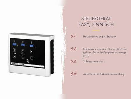 Karibu Hybrid Saunahaus Ares 3,anthrazit/anthrazit -inkl. 9 kW Bioofen ext. Steuerung-