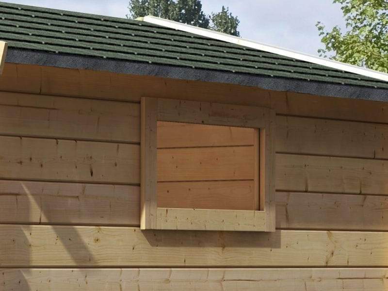 Karibu längliches Fenster für 38 mm feststehendes Fenster