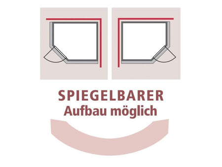 Karibu Massivholzsauna Mia 38 mm mit moderner Saunatür, ohne Dachkranz
