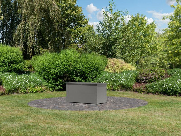 Karibu Metallbox Himalia 1, graualuminium
