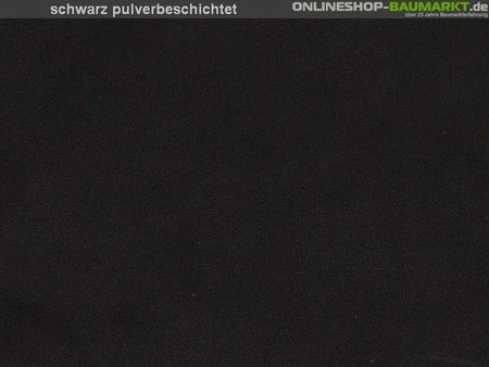 Karibu Pavillonhaube 6-Eck schwarz mit Messingkugel