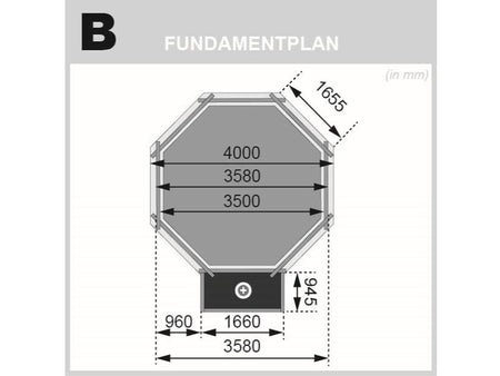 Karibu Pool Modell 1 Variante B