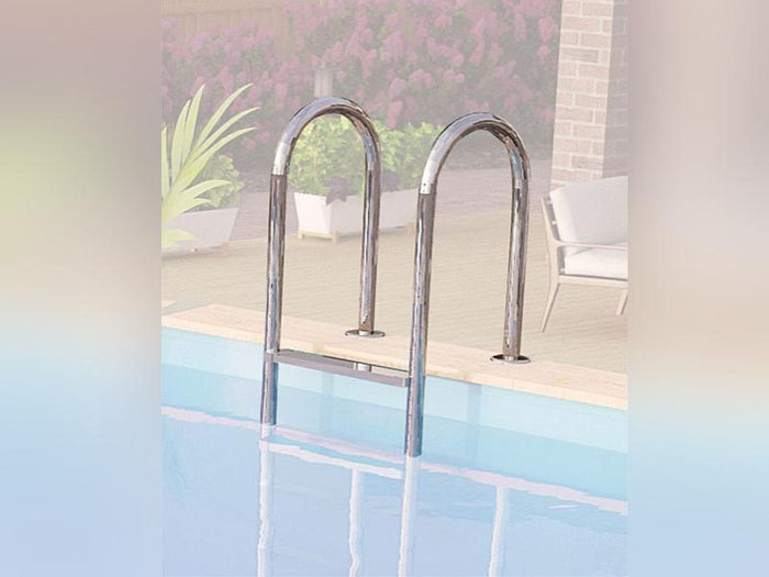 Karibu Pool Modell 1 X im Set mit Terrasse kdi - Folie Blau