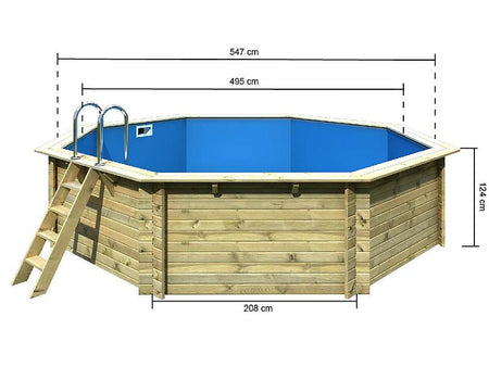 Karibu Pool Modell 3 Variante A