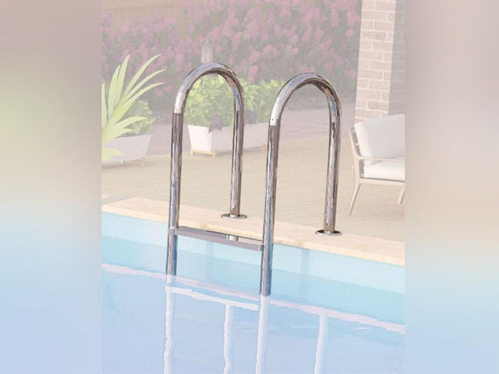 Karibu Rechteck Pool Größe 1 im Set inkl. Filterpaket , Terrasse 3,5 m und Seitenterrasse