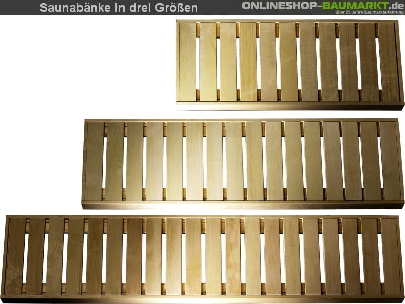 Karibu Sauna Bank Größe 2