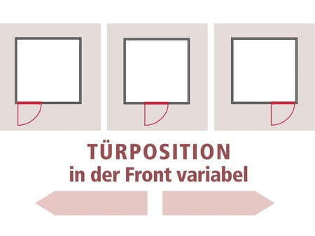 Karibu Sauna Gobin ohne Ofen, ohne Dachkranz, mit Klarglas Ganzglastür