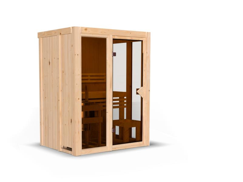 Karibu Sauna Irava 1 - ohne Ofen - ohne Dachkranz