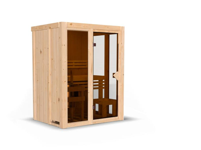 Karibu Sauna Irava 1 - ohne Ofen - ohne Dachkranz