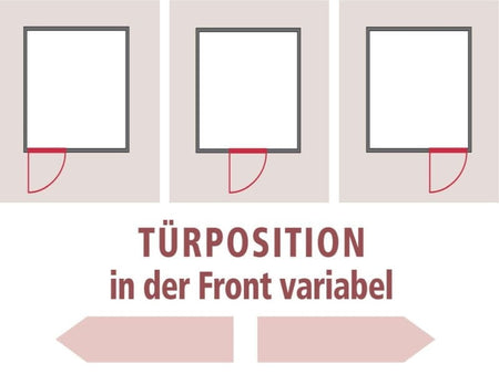 Karibu Sauna Variado inkl. 9 kW Ofen mit ext. Steuerung, mit klarglas Ganzglastür -ohne Dachkranz-