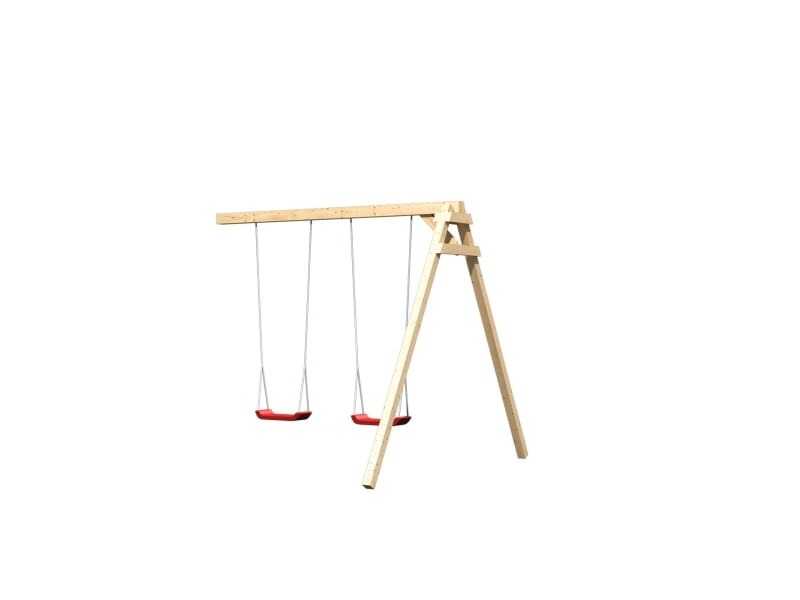 Karibu Schaukelanbau Doppelschaukel für Lotti, Danny und Luis