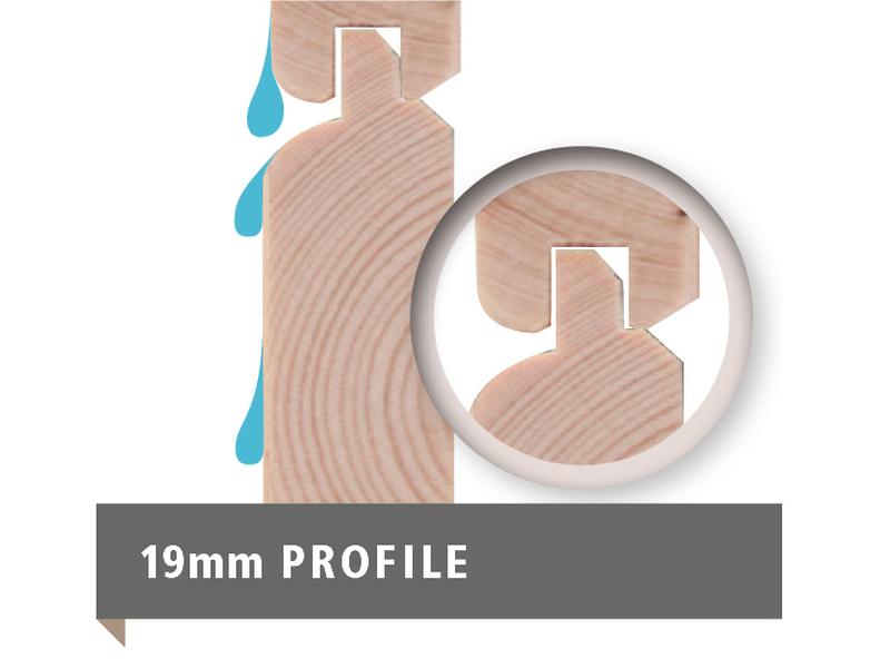 Karibu Spielhaus Kalle, naturbelassen