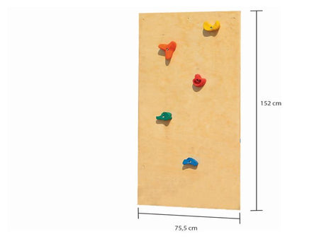 Karibu Spielturm Luis Satteldach + Rutsche blau + Doppelschaukel + Kletterwand