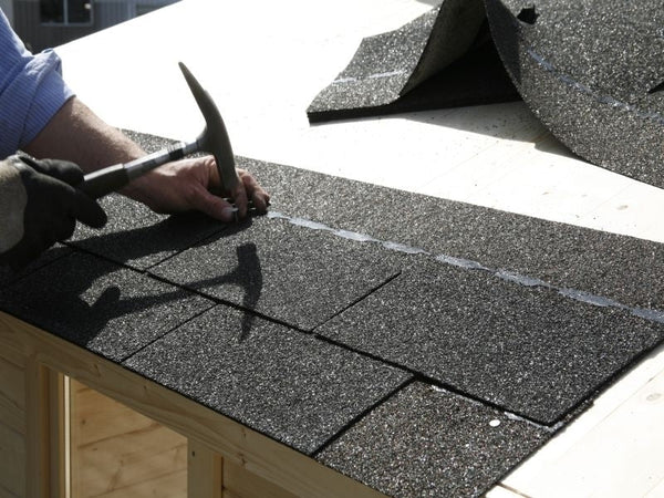 Montage 5 Pakete Bitumen Dachschindeln