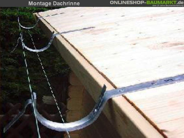 Montage Dachrinne 20 Meter